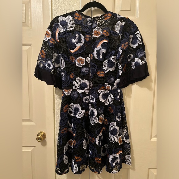 La Maison Talulah Mini Dress Multi Color Lace - Picture 8 of 9